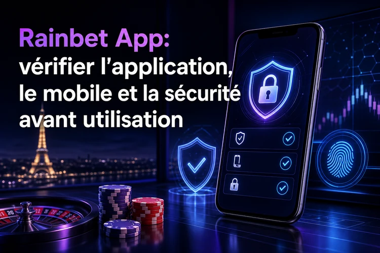 App Rainbet: vérifier l'application, le mobile et la sécurité avant utilisation