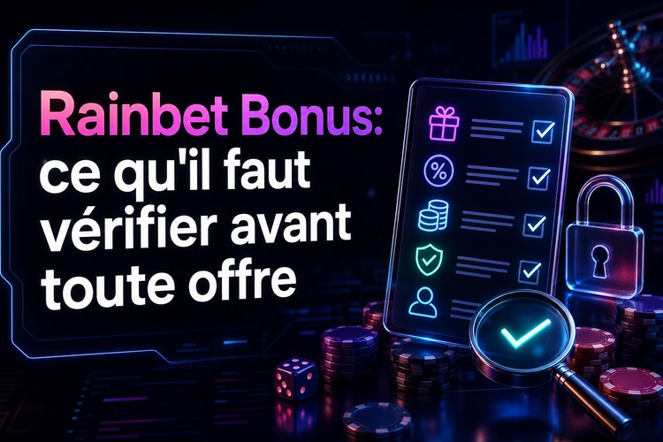 Rainbet Bonus: ce qu'il faut vérifier avant toute offre