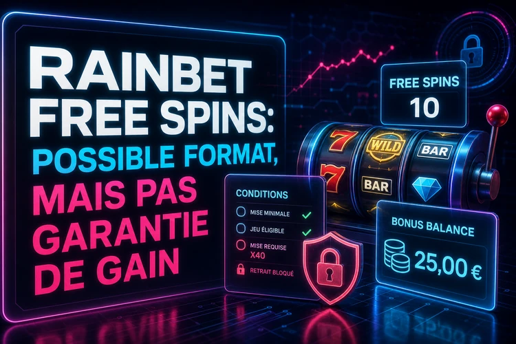 Rainbet Free Spins: possible format, mais pas garantie de gain